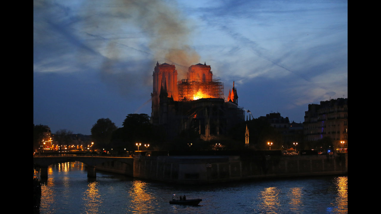 The Latest French Leader Vows To Rebuild Damaged Notre Dame
