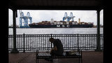 This photo shows the MSC Gayane container ship on the Delaware River in Philadelphia, Tuesday, June 18, 2019. U.S. authorities have seized more than $1 billion worth of cocaine from a ship at a Philadelphia port, calling it one of the largest drug busts in American history. The U.S. attorney’s office in Philadelphia announced the massive bust on Twitter on Tuesday afternoon. Officials said agents seized about 16.5 tons (15 metric tons) of cocaine from a large ship at the Packer Marine Terminal. (AP Photo/Matt Rourke)
